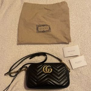 Used once, GUCCI marmot bag purchased in rodeo drive in CA